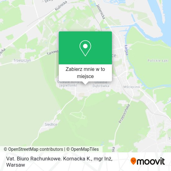 Mapa Vat. Biuro Rachunkowe. Kornacka K., mgr Inż