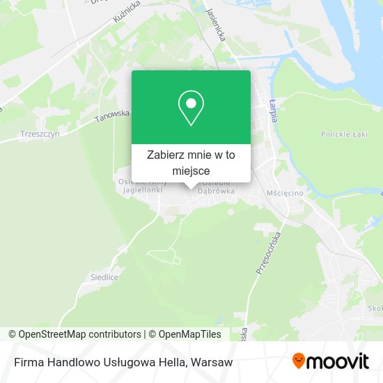 Mapa Firma Handlowo Usługowa Hella