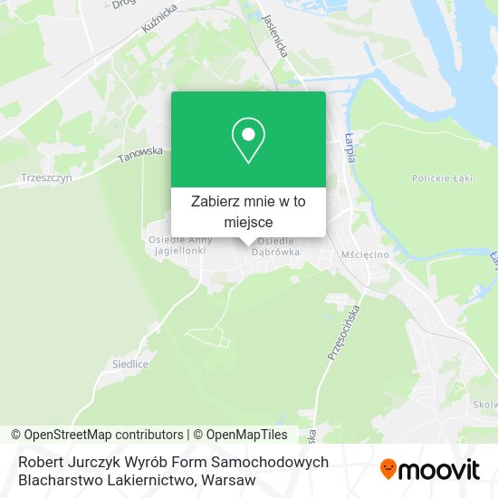 Mapa Robert Jurczyk Wyrób Form Samochodowych Blacharstwo Lakiernictwo