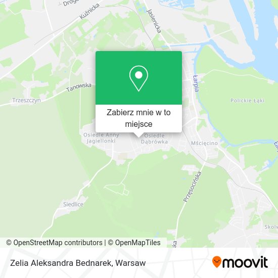 Mapa Zelia Aleksandra Bednarek