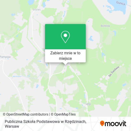 Mapa Publiczna Szkoła Podstawowa w Rzędzinach