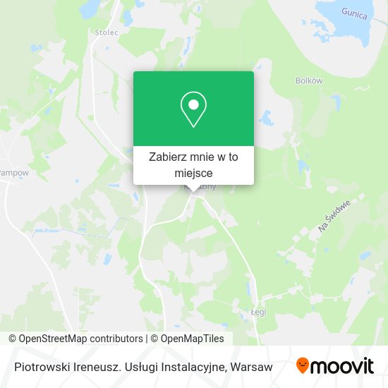 Mapa Piotrowski Ireneusz. Usługi Instalacyjne