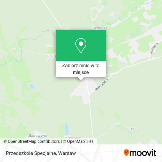 Mapa Przedszkole Specjalne