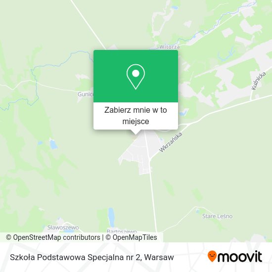 Mapa Szkoła Podstawowa Specjalna nr 2