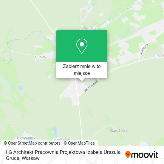 Mapa I G Architekt Pracownia Projektowa Izabela Urszula Gruca