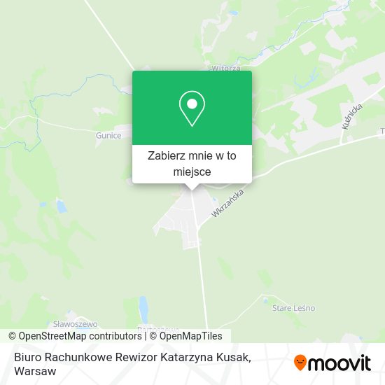 Mapa Biuro Rachunkowe Rewizor Katarzyna Kusak