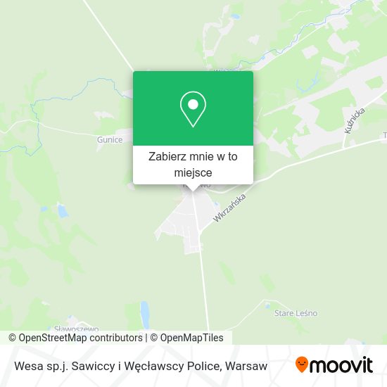 Mapa Wesa sp.j. Sawiccy i Węcławscy Police