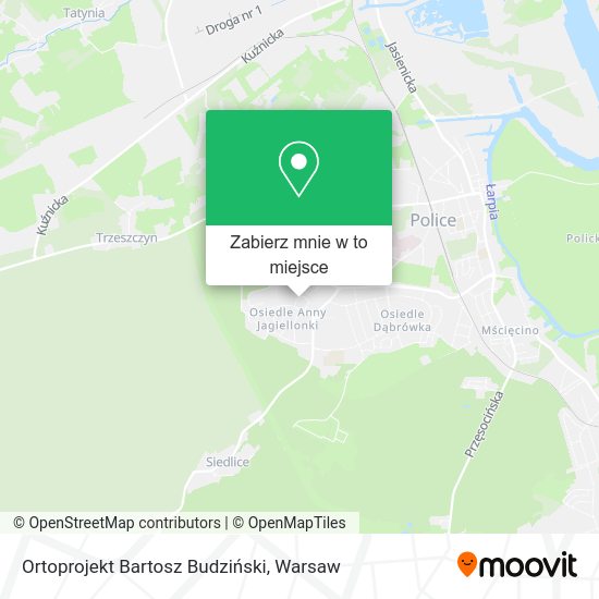 Mapa Ortoprojekt Bartosz Budziński