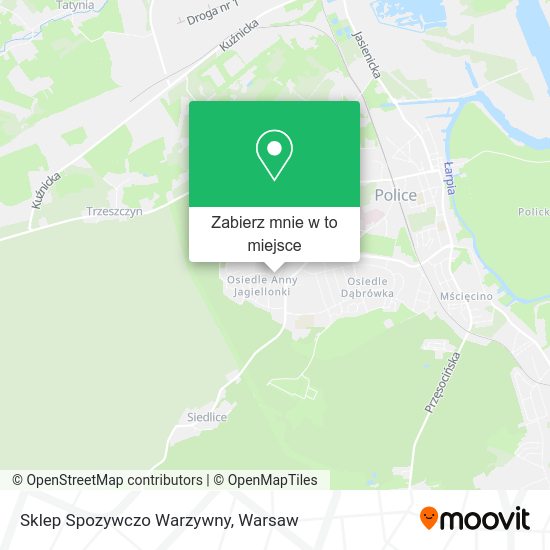 Mapa Sklep Spozywczo Warzywny