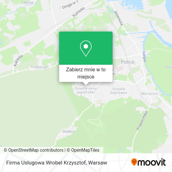 Mapa Firma Uslugowa Wrobel Krzysztof