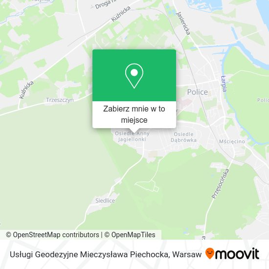 Mapa Usługi Geodezyjne Mieczysława Piechocka