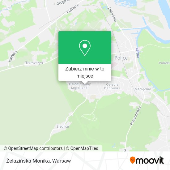 Mapa Żelazińska Monika