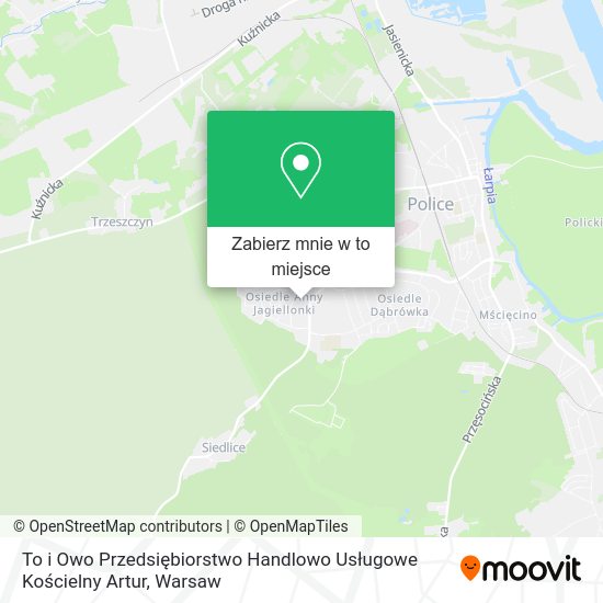 Mapa To i Owo Przedsiębiorstwo Handlowo Usługowe Kościelny Artur