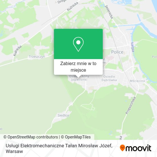 Mapa Usługi Elektromechaniczne Tałan Mirosław Józef