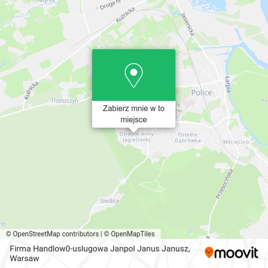 Mapa Firma Handlow0-uslugowa Janpol Janus Janusz