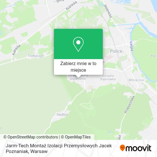 Mapa Jarm-Tech Montaż Izolacji Przemysłowych Jacek Poznaniak