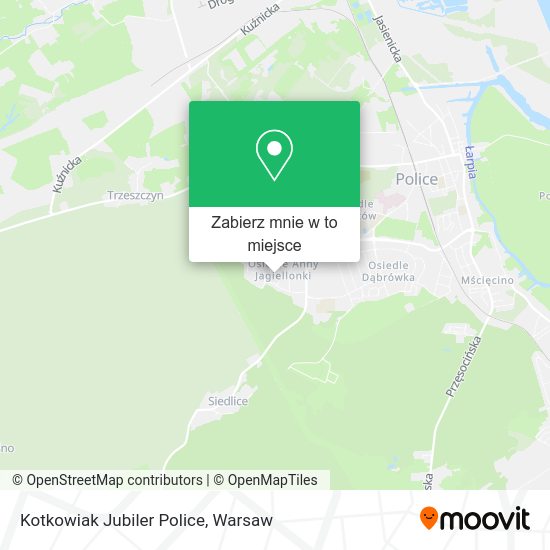 Mapa Kotkowiak Jubiler Police