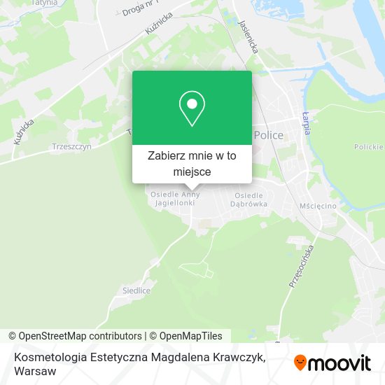 Mapa Kosmetologia Estetyczna Magdalena Krawczyk