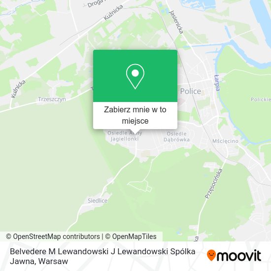 Mapa Belvedere M Lewandowski J Lewandowski Spólka Jawna