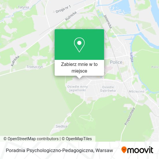 Mapa Poradnia Psychologiczno-Pedagogiczna