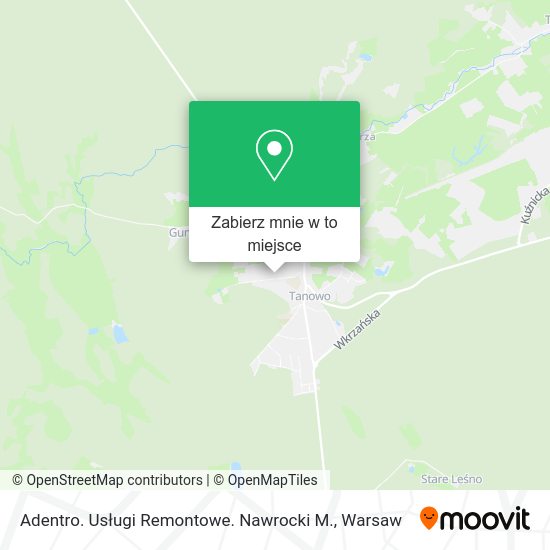 Mapa Adentro. Usługi Remontowe. Nawrocki M.