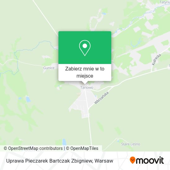 Mapa Uprawa Pieczarek Bartczak Zbigniew