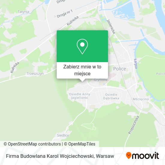 Mapa Firma Budowlana Karol Wojciechowski