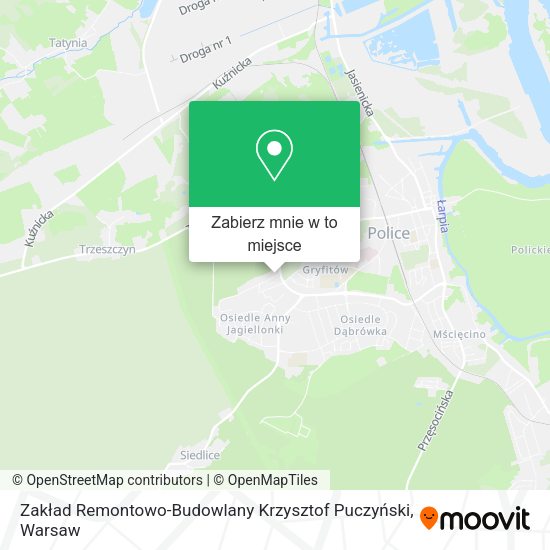 Mapa Zakład Remontowo-Budowlany Krzysztof Puczyński