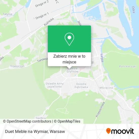 Mapa Duet Meble na Wymiar