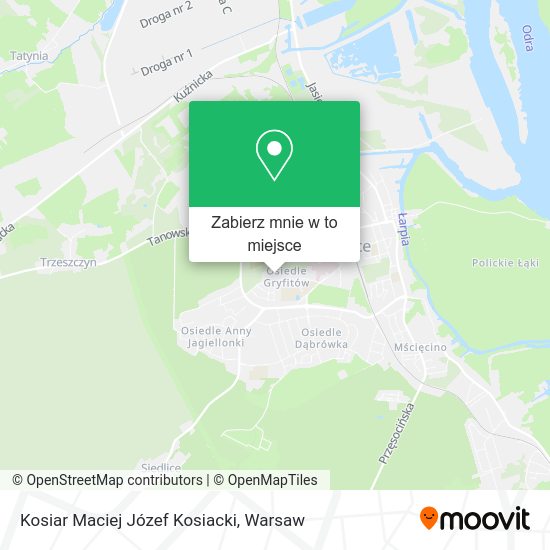 Mapa Kosiar Maciej Józef Kosiacki