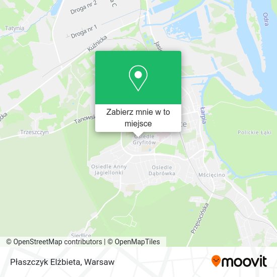 Mapa Płaszczyk Elżbieta