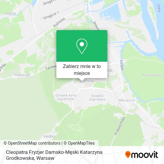 Mapa Cleopatra Fryzjer Damsko-Męski Katarzyna Grodkowska