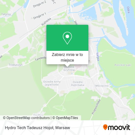 Mapa Hydro Tech Tadeusz Hojoł