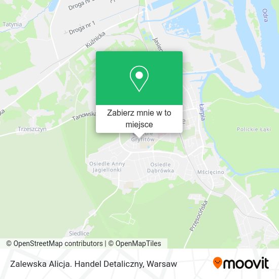 Mapa Zalewska Alicja. Handel Detaliczny