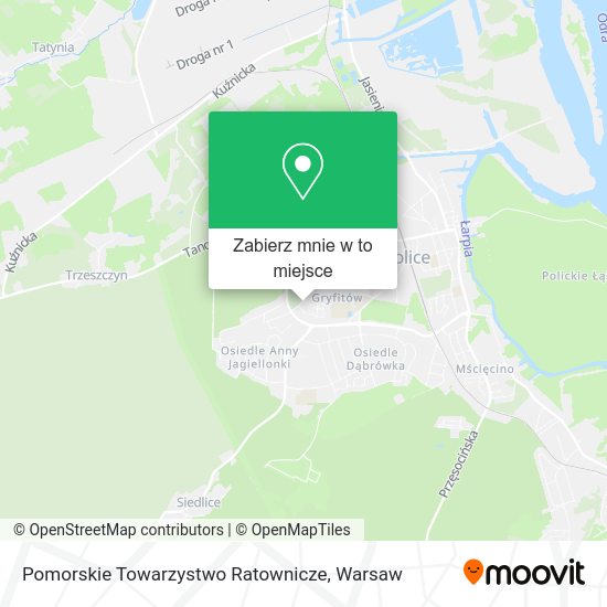 Mapa Pomorskie Towarzystwo Ratownicze