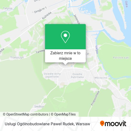 Mapa Usługi Ogólnobudowlane Paweł Rudek