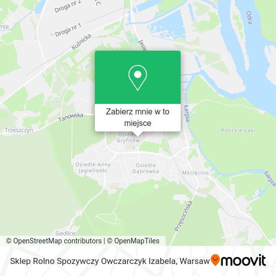 Mapa Sklep Rolno Spozywczy Owczarczyk Izabela