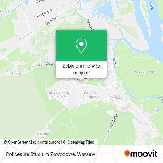 Mapa Policealne Studium Zawodowe