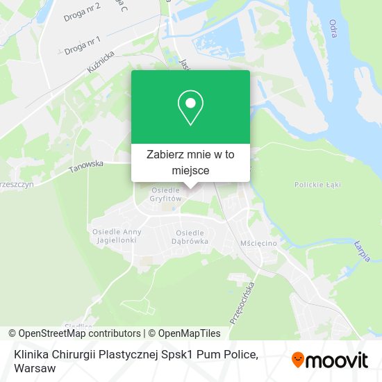 Mapa Klinika Chirurgii Plastycznej Spsk1 Pum Police