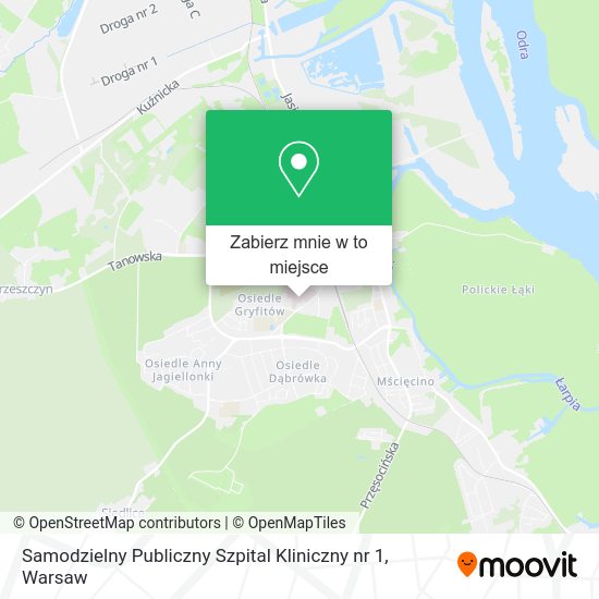 Mapa Samodzielny Publiczny Szpital Kliniczny nr 1