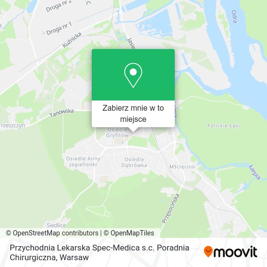 Mapa Przychodnia Lekarska Spec-Medica s.c. Poradnia Chirurgiczna