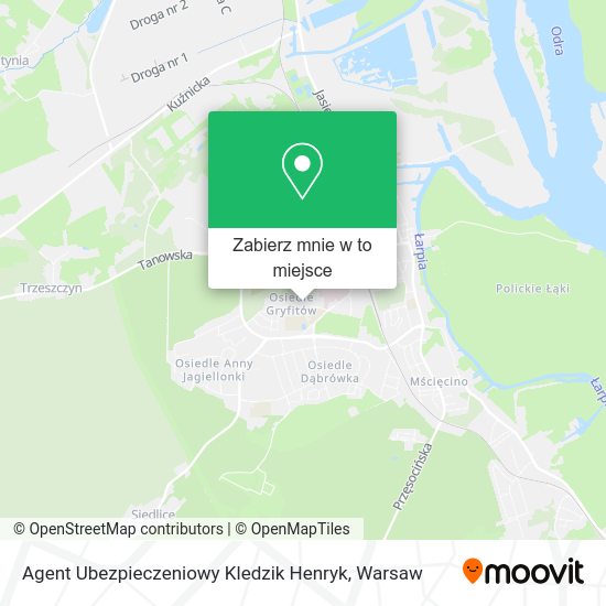 Mapa Agent Ubezpieczeniowy Kledzik Henryk