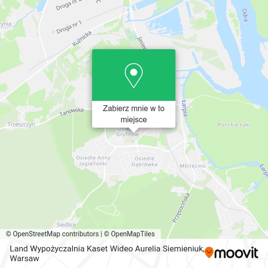 Mapa Land Wypożyczalnia Kaset Wideo Aurelia Siemieniuk