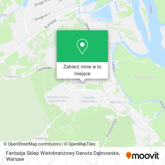 Mapa Fantazja Sklep Wielobranżowy Danuta Dąbrowska