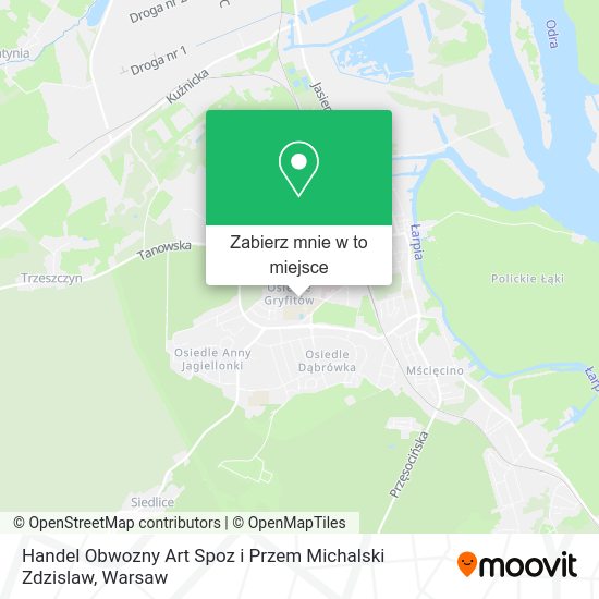 Mapa Handel Obwozny Art Spoz i Przem Michalski Zdzislaw