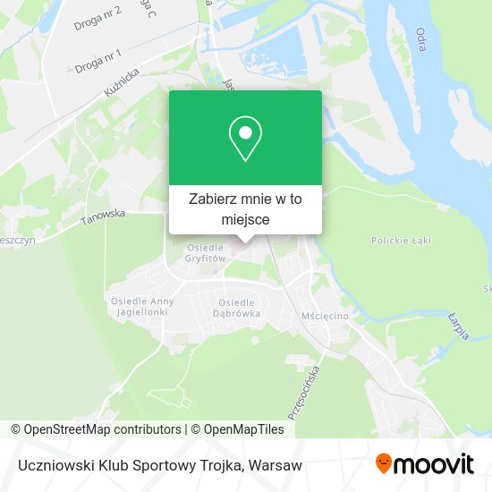 Mapa Uczniowski Klub Sportowy Trojka