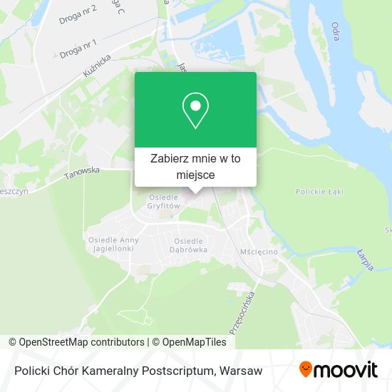 Mapa Policki Chór Kameralny Postscriptum