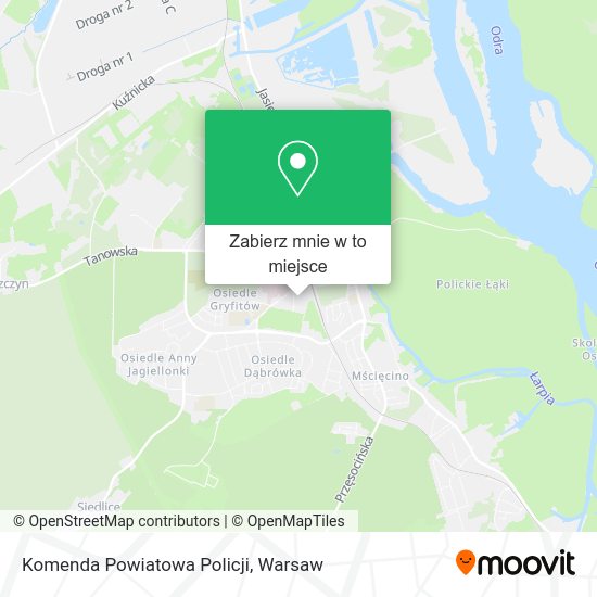 Mapa Komenda Powiatowa Policji