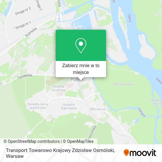 Mapa Transport Towarowo Krajowy Zdzisław Osmólski