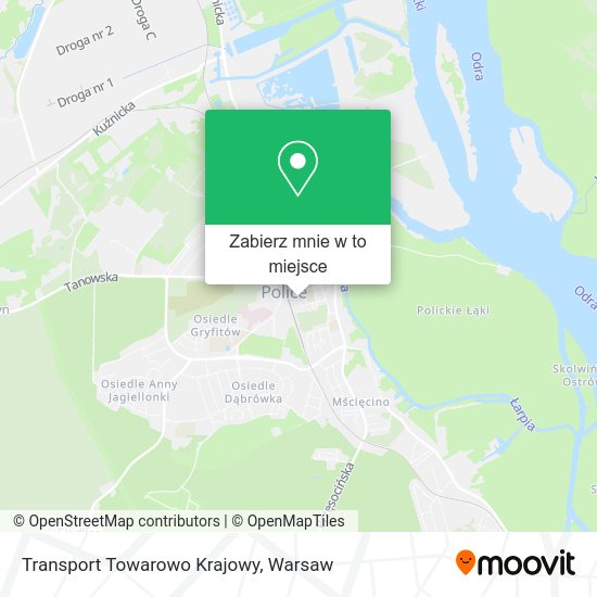 Mapa Transport Towarowo Krajowy